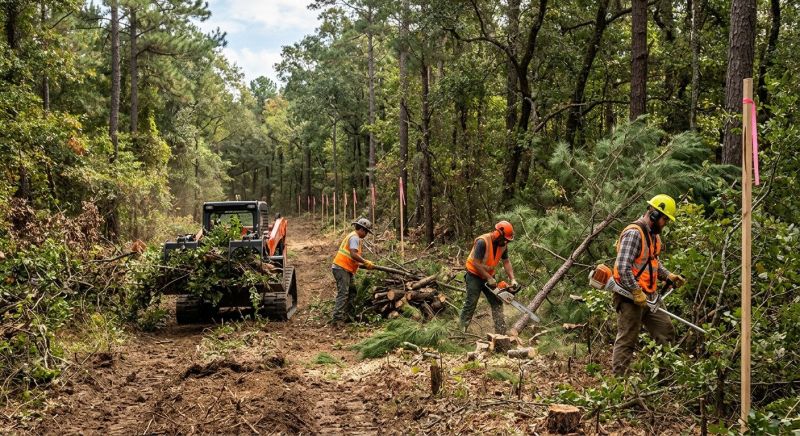 Thicket Clearing in Cumming, GA